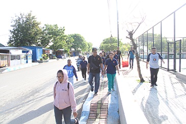 Jalin Solidaritas Kebersamaan  : Bawaslu Kota Kupang ajak  Panwascam Se-Kota Kupang Jalan Santai