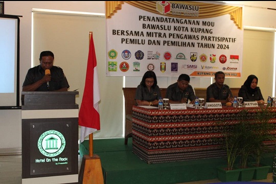 Siap Awasi Pemilu, 20 Lembaga Ini Kolaborasi Dengan Bawaslu Kota Kupang