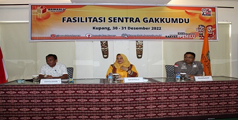 Perkuat Koordinasi dan Komunikasi, Gakkumdu Kota Kupang Gelar Fasilitas Sentra Gakkumdu
