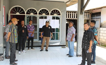 Visitasi Sarana Prasarana   : Bawaslu Kota Kupang  datangi  Sekretariat Panwascam Alak