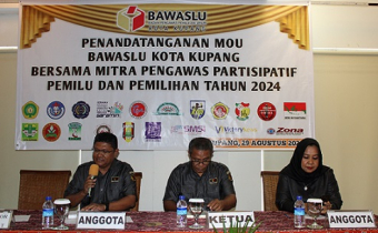 20 Lembaga Siap Awasi Pemilu di Kota Kupang