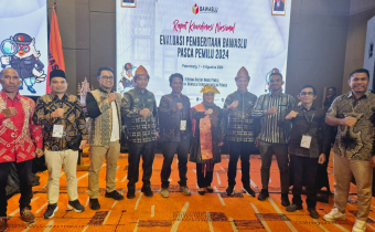 Rapat Kordinasi Nasional  Evaluasi Pemberitaan Bawaslu Pasca Pemilu 2024 