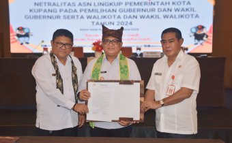 Deklarasi Penandatangan Netralitas ASN Lingkup Pemerintah Kota Kupang pada Pemilihan Gubernur dan Wakil Gubernur serta Walikota dan Wakil Walikota, Aston Hotel
