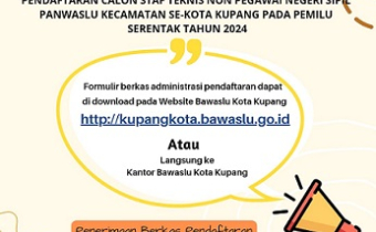 Pengumuman Perekrutan Staf Teknis Non Pegawai Sipil