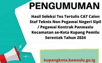 Pengumuman Tes Tertulis CAT Staf Teknis