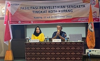 Fasilitasi penyelesaian sengketa pemilu tingkat kota kupang