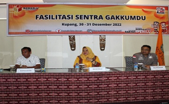 Perkuat Koordinasi dan Komunikasi, Gakkumdu Kota Kupang Gelar Fasilitas Sentra Gakkumdu